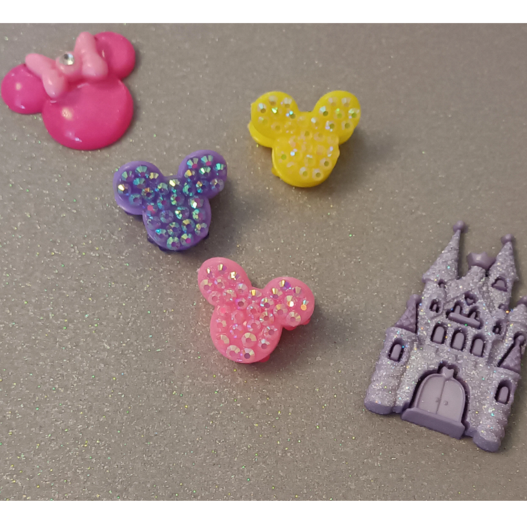 Small disney mickey mouse crystal hair claws 
