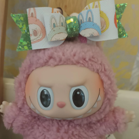 Labubu hair bows and clips