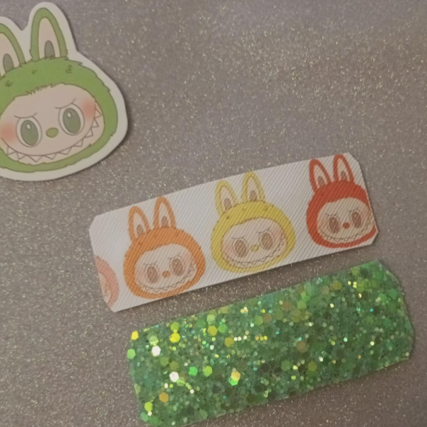 Labubu hair bows and clips