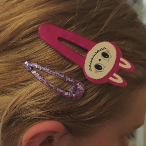 Labubu hair clip set