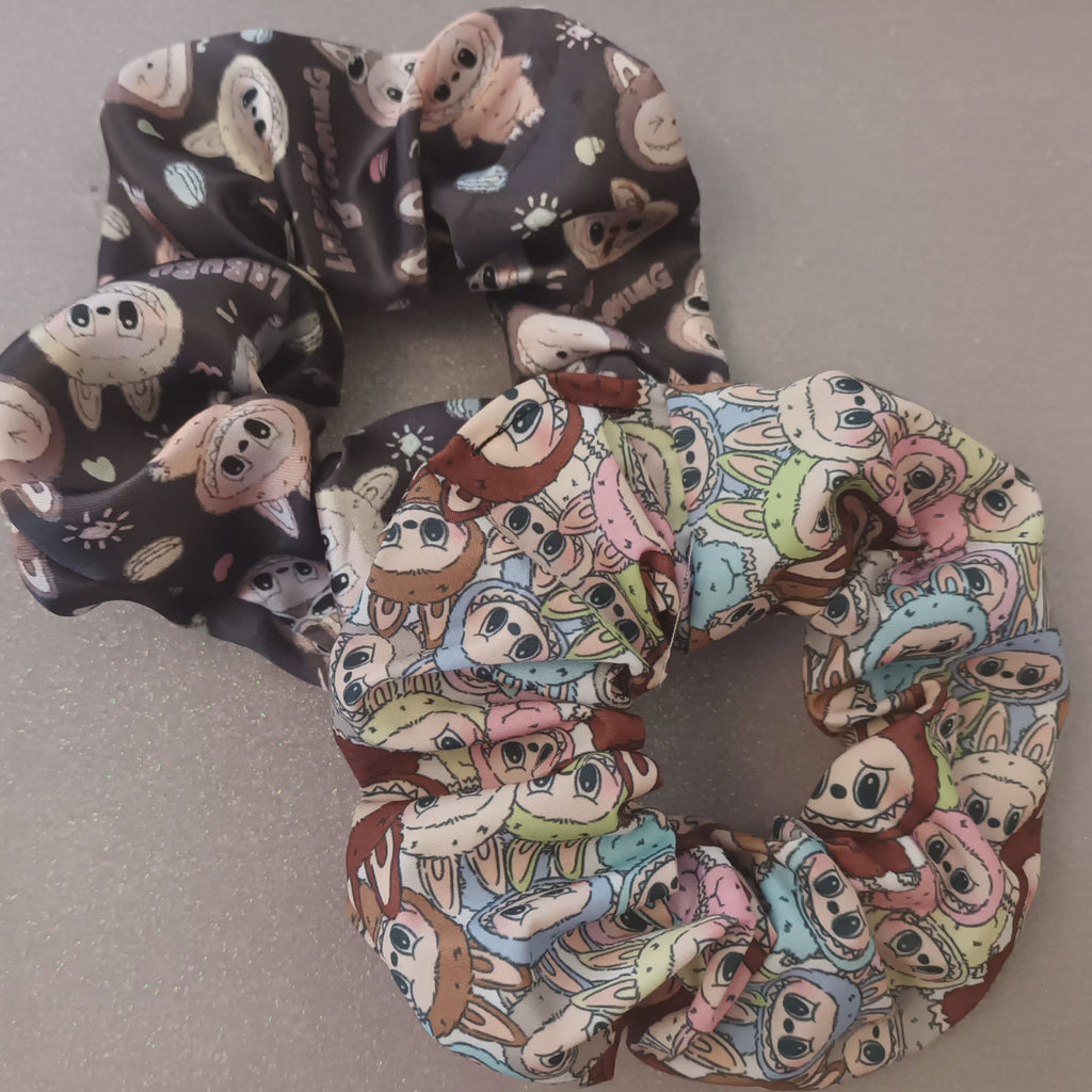 Labubu hair scrunchie 