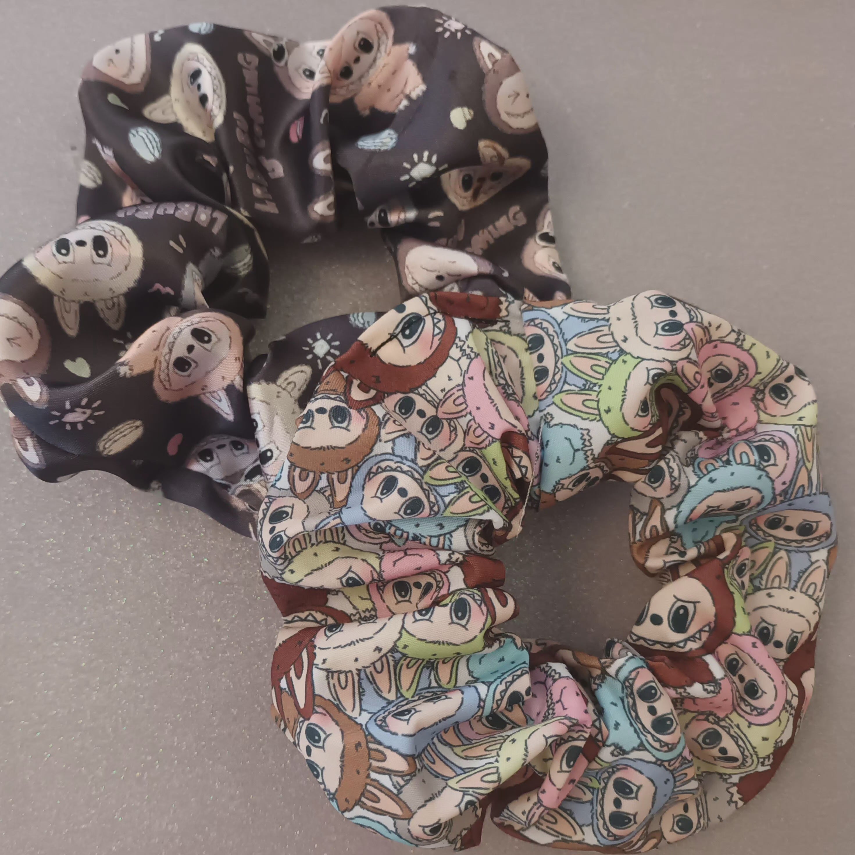 Labubu hair scrunchie 