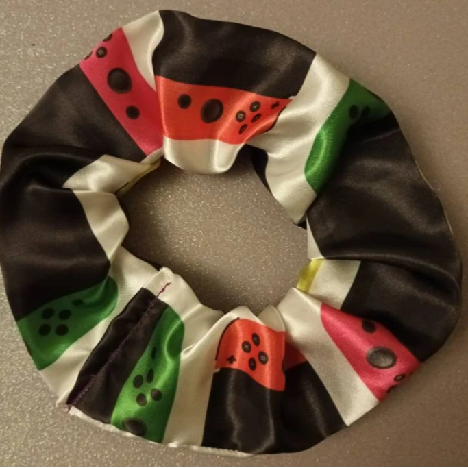 Nintendo switch satin scrunchie
