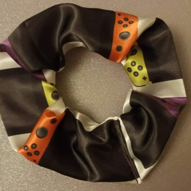 Nintendo switch satin scrunchie 