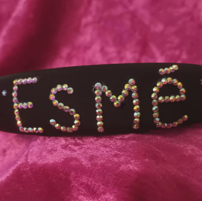 Personalised name crystal headband 