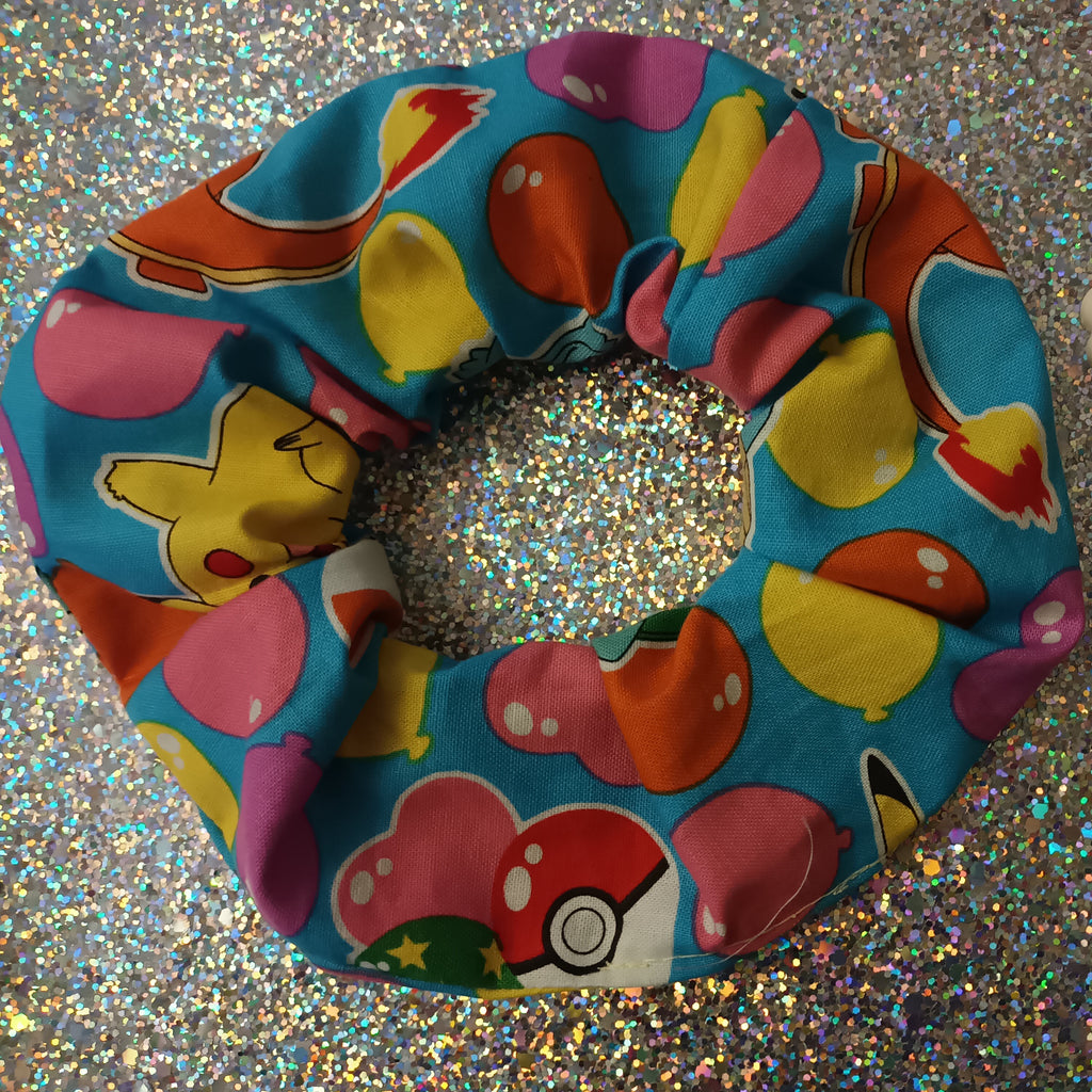 Pokemon characters scrunchie 