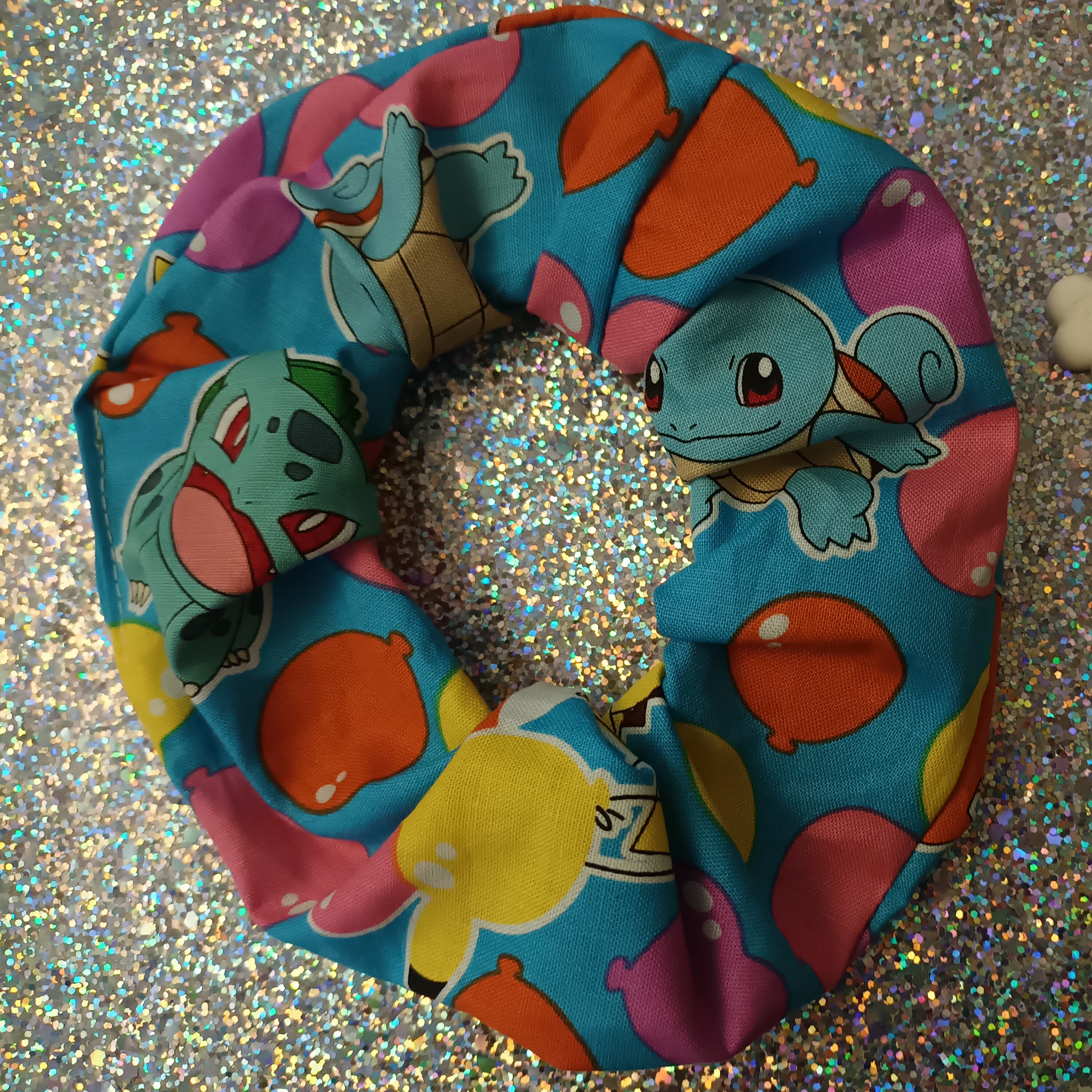 Pokemon character scrunchie 