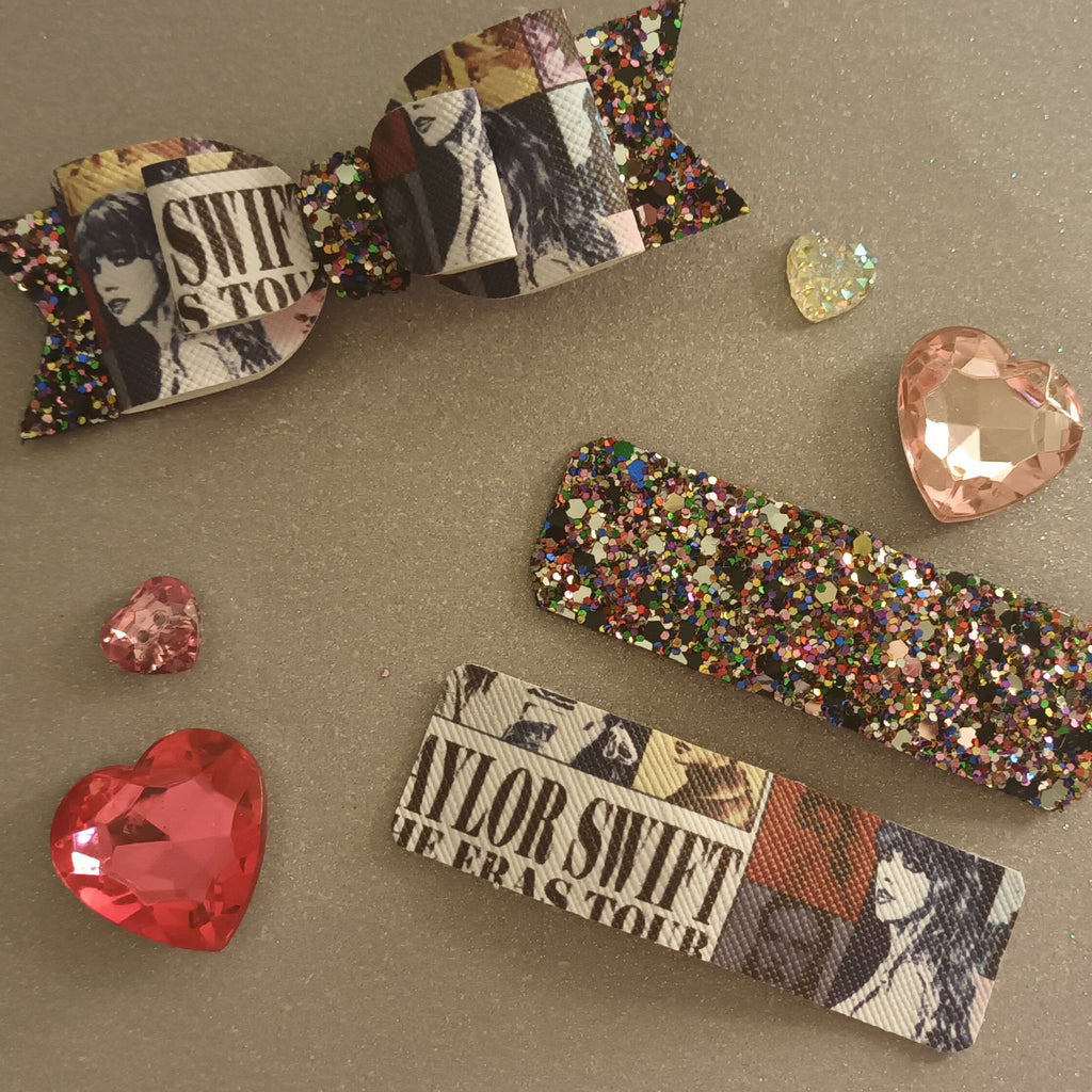Taylor swift ERAs tour hair bow and clips