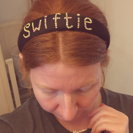 Taylor swift swiftie crystal headband 