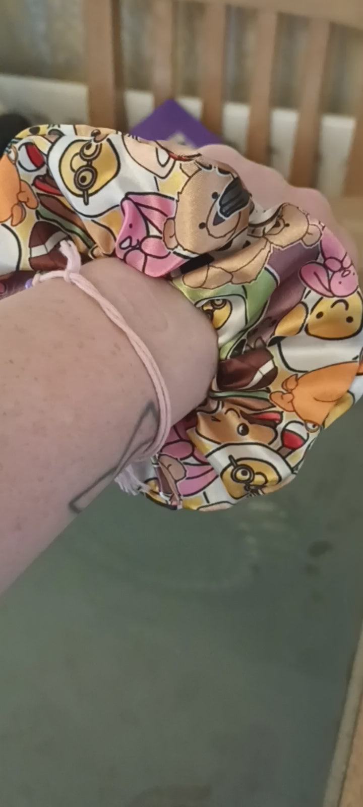 Colorful Jellycat Scrunchie with jellycat character design