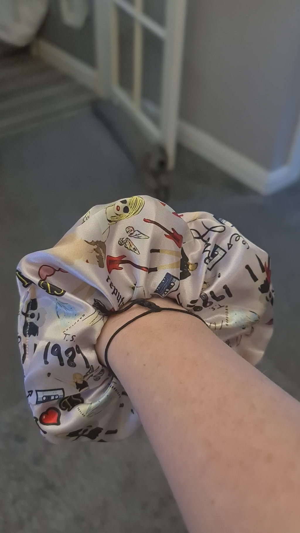 Taylor Swift Album Icons scrunchie