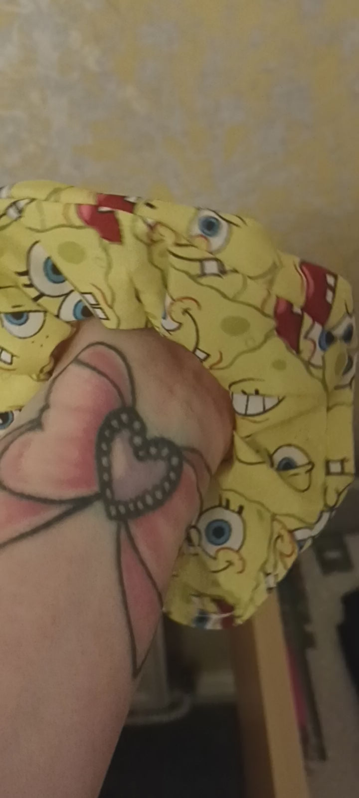 Spongebob Squarepants scrunchie