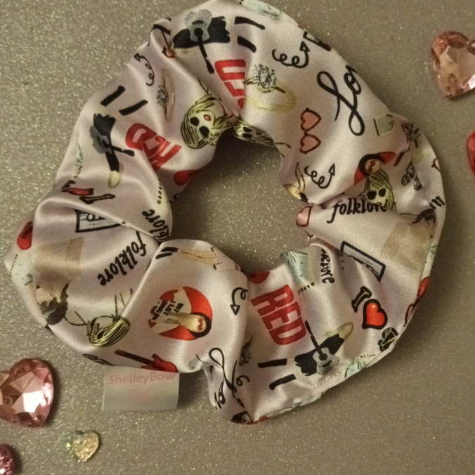 Taylor Swift Album Icons scrunchie