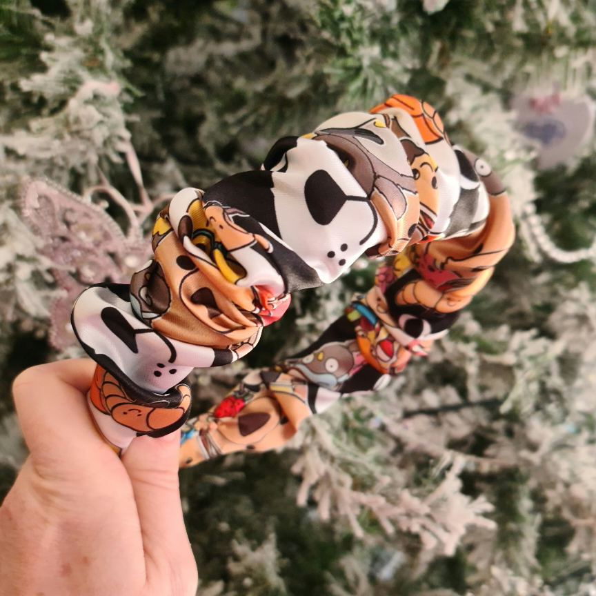 Custom ruffle headbands